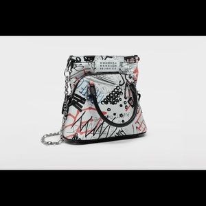 MAISON MARGIELA 5AC printed leather bag